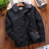 Aviator-Tradition™ Jacke aus Baumwolle mit Fleecefutter / Die Offizielle Jacke für Mutige und Stilbewusste Männer! – Marine