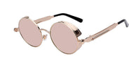Juno | Vintage Steampunk-Sonnenbrille – Rosa