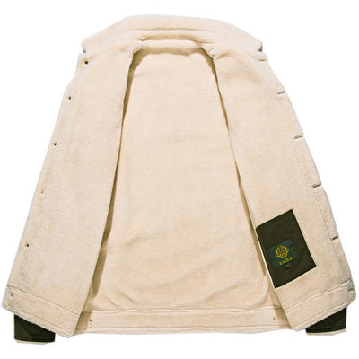 Iresita | Herren Bomber Winterjacke Dick Gefüttert aus 100% Baumwolle