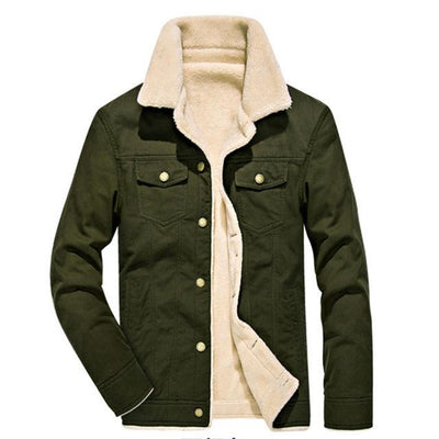 Iresita | Herren Bomber Winterjacke Dick Gefüttert aus 100% Baumwolle