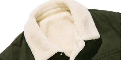 Iresita | Herren Bomber Winterjacke Dick Gefüttert aus 100% Baumwolle