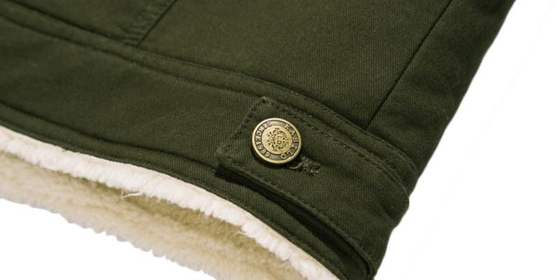 Iresita | Herren Bomber Winterjacke Dick Gefüttert aus 100% Baumwolle