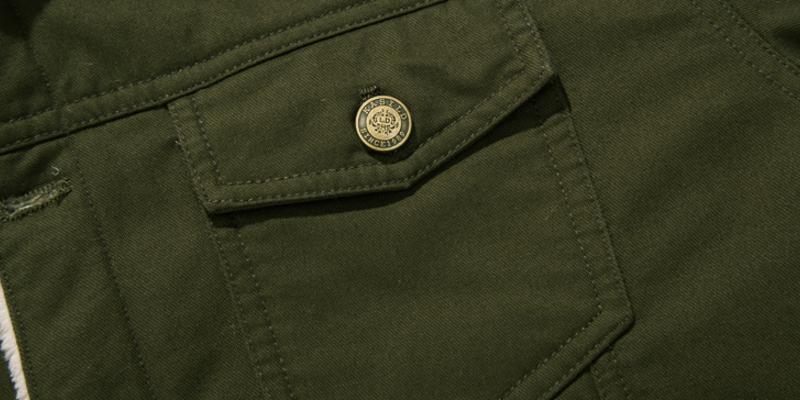 Iresita | Herren Bomber Winterjacke Dick Gefüttert aus 100% Baumwolle