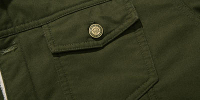 Iresita | Herren Bomber Winterjacke Dick Gefüttert aus 100% Baumwolle