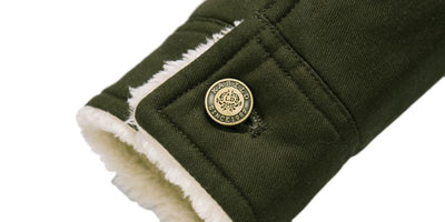 Iresita | Herren Bomber Winterjacke Dick Gefüttert aus 100% Baumwolle