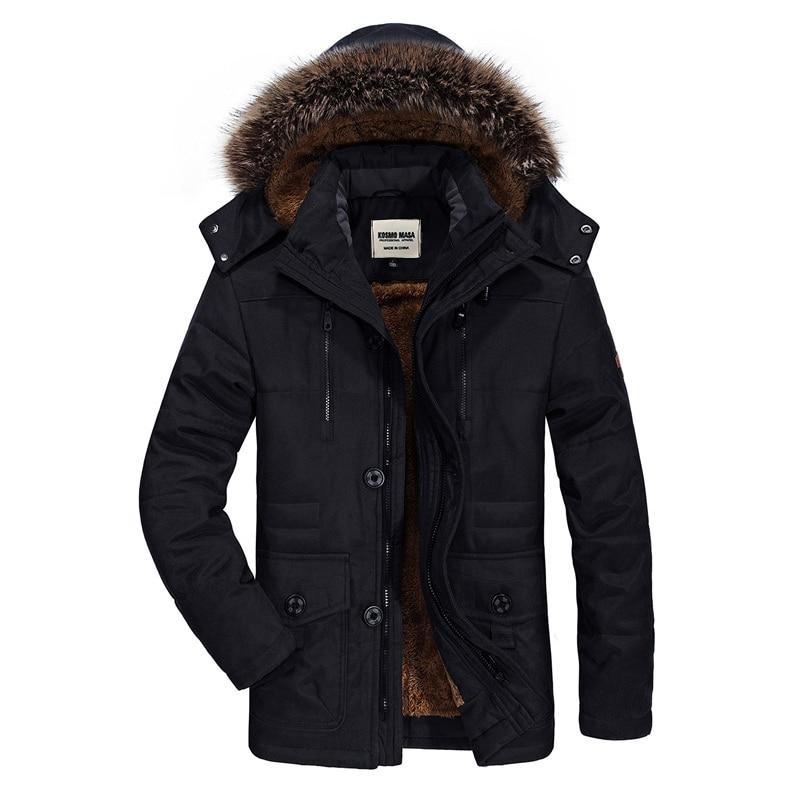 Lehmann Modehaus | Herren winter parka dick und warm mit kapuze