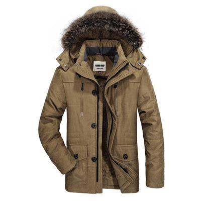 Lehmann Modehaus | Herren winter parka dick und warm mit kapuze