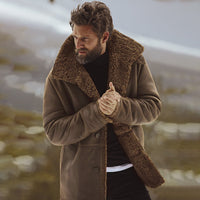 Irevanya | Herren Winter Parka warm und dick gefüttert – Braun