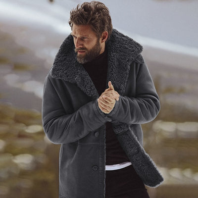 Irevanya | Herren Winter Parka warm und dick gefüttert
