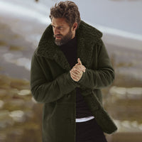 Irevanya | Herren Winter Parka warm und dick gefüttert – Oliv
