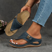 Penelope | Orthopädische Sandalen für Frauen Stil & Komfort – Blau