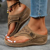 Penelope | Orthopädische Sandalen für Frauen Stil & Komfort – Braun