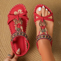 Maria™| Orthopädische Comfort+ Sandalen – Toledo-Rot