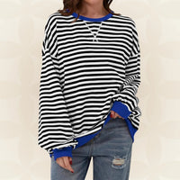 Juliana | Lässiger Oversized-Pullover – Schwarz