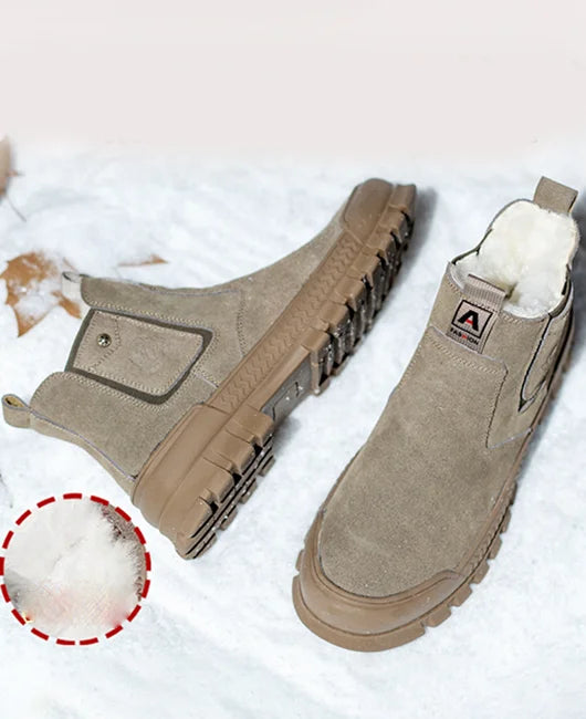 Poithraea | Plüsch Herren Bequeme Stiefel