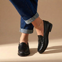 Ragna | Klassische Penny Loafer – Schwarz
