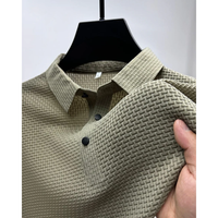 Raphael | Herren Strukturiertes Freizeit Poloshirt – Beige