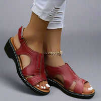 Benigna | Bequeme und elegante Damensandalen – Rot