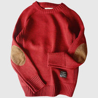 Alvin | Pullover mit Rundhalsausschnitt – Rot