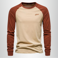 Reinhard | Herren Langarm Raglan Shirt – Khaki