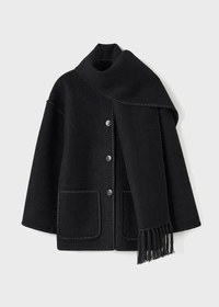 Mara™ | Klassische Schaljacke – Schwarz