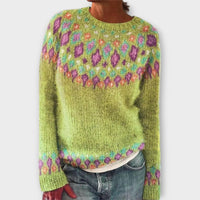 Devyn - Lässiger & kuscheliger Pullover – Hellgrün