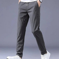 CHARLIE - JOGGER UNISEX MIT GERADEN SCHNITT – Dunkelgrau