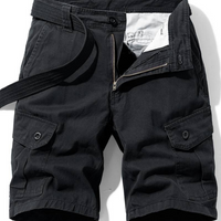 Funktionale Herren Shorts mit mehreren Taschen für Alltag und Abenteuer – Schwarz