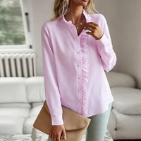 Agnete | Elegante Bluse – Hellrosa