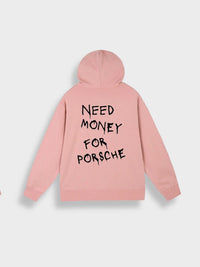 Eleganter Kapuzenpullover Unisex – Rosa