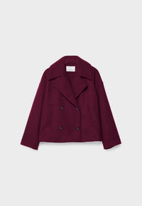 Lasitha | Kurze zweireihige Jacke – Rot