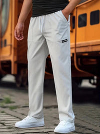 Rutger | Herren Regular Fit Jogginghose mit Kordelzug – Grau
