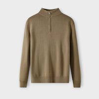 Nordic Half-Zip – Beige