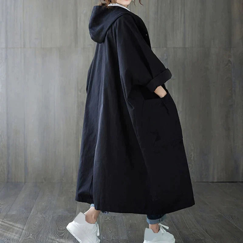 Sanne - Übergroßer Trenchcoat mit großen Seitentaschen