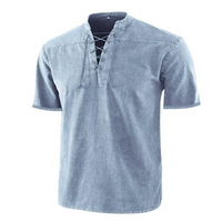 Trek - Herren-Retro-Hemd – Hellblau