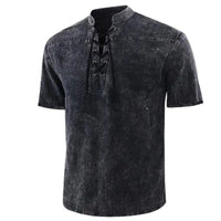 Trek - Herren-Retro-Hemd – Schwarz