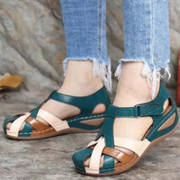 Damen Offene Zehen Sandalen | Bequeme – Grün