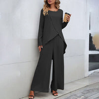 Prisca | Elegantes Set für Damen – Schwarz