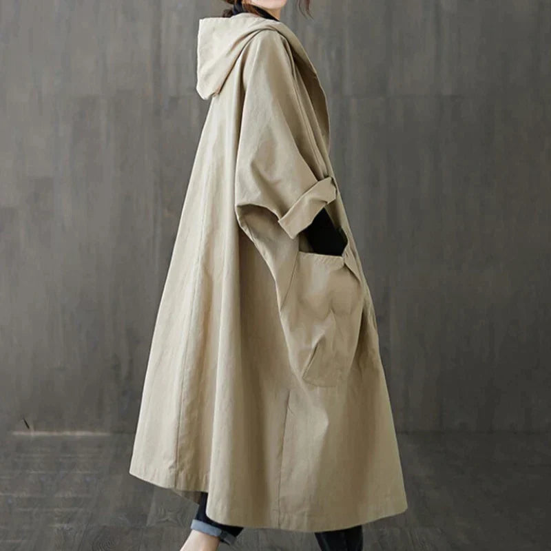 Sanne - Übergroßer Trenchcoat mit großen Seitentaschen