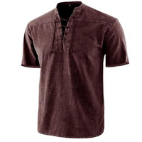 Trek - Herren-Retro-Hemd – Weinrot