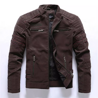 Asfrinta | Stylische Herren Lederjacke – Sattelbraun