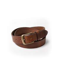 Ben | Amalfi Ledergürtel mit klassischer Eleganz – Vintage Braun