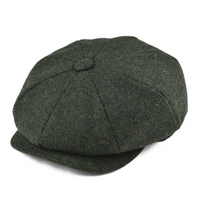 Heidi-Mode | Peaky Blinders Inspirierte Weinlese Mütze – Grün