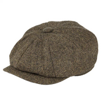 Heidi-Mode | Peaky Blinders Inspirierte Weinlese Mütze – Braun