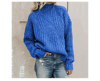 Saylianis | Mit bequemem Rollkragen – Blau