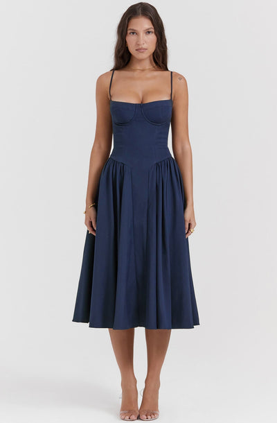 Mirabelle - Elegantes Midi-Kleid