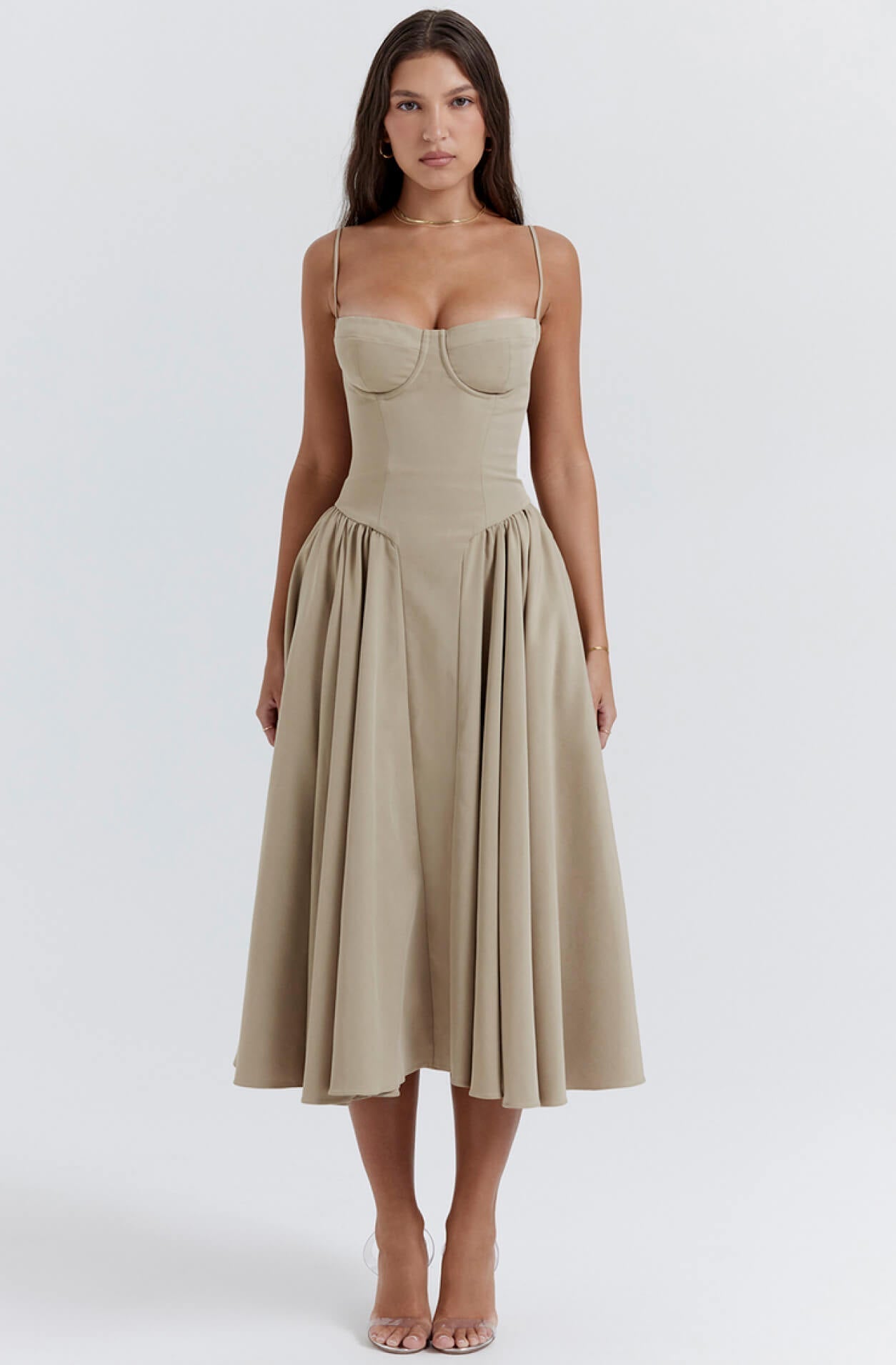 Mirabelle - Elegantes Midi-Kleid