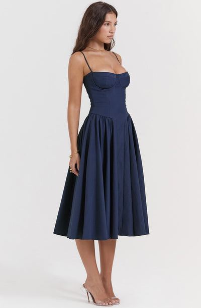 Mirabelle - Elegantes Midi-Kleid
