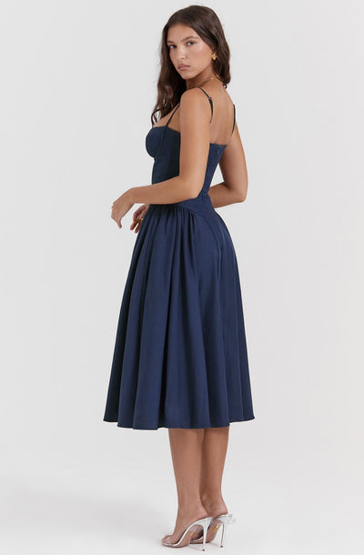 Mirabelle - Elegantes Midi-Kleid