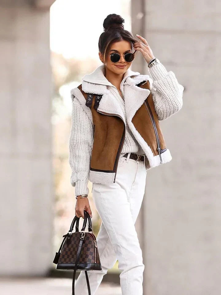 Laseva | Stilvolle Aviator Jacke